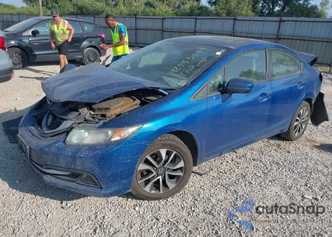 2015 Honda Civic Ex from USA, damaged, VIN 19XFB2F83FE042921